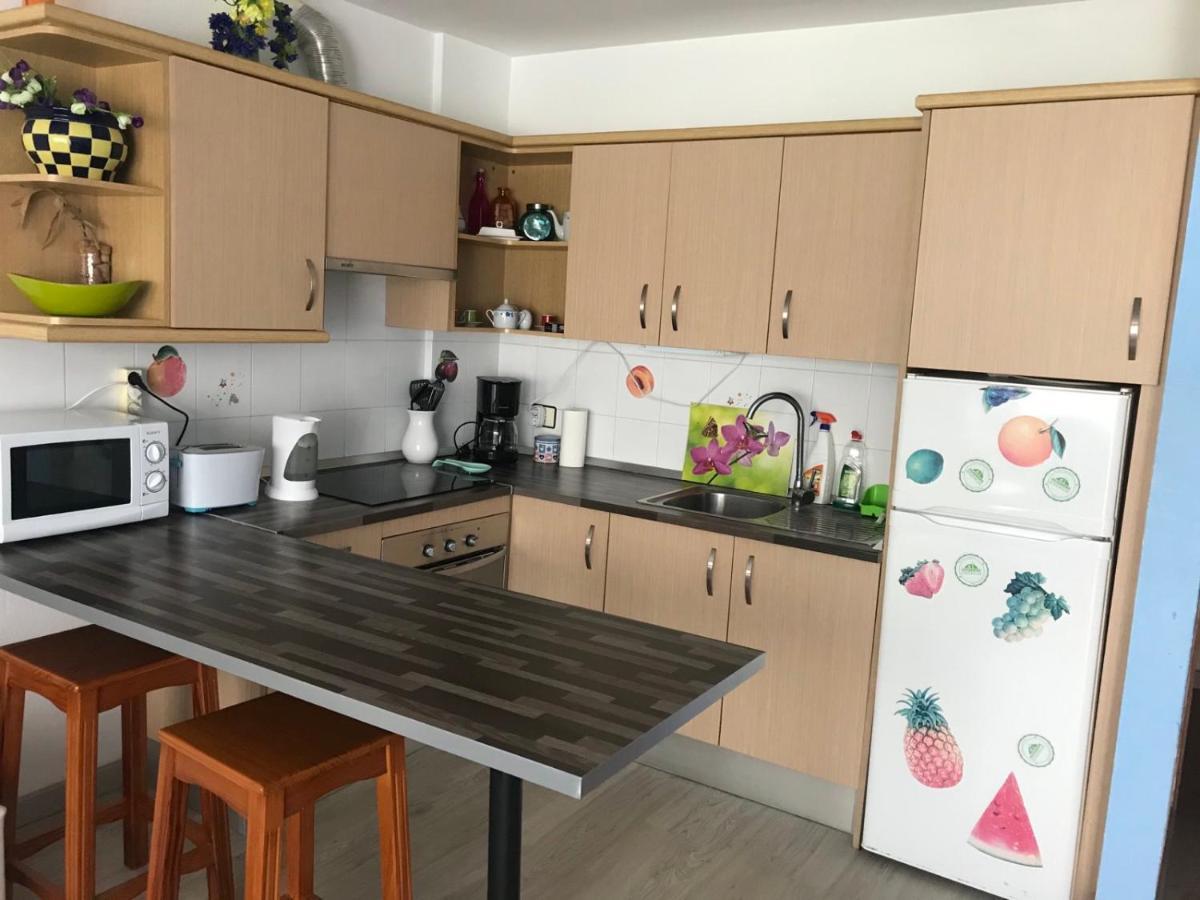 First Line Beach Apartment With Ocean View La Arena Puerto de Santiago  Exteriör bild