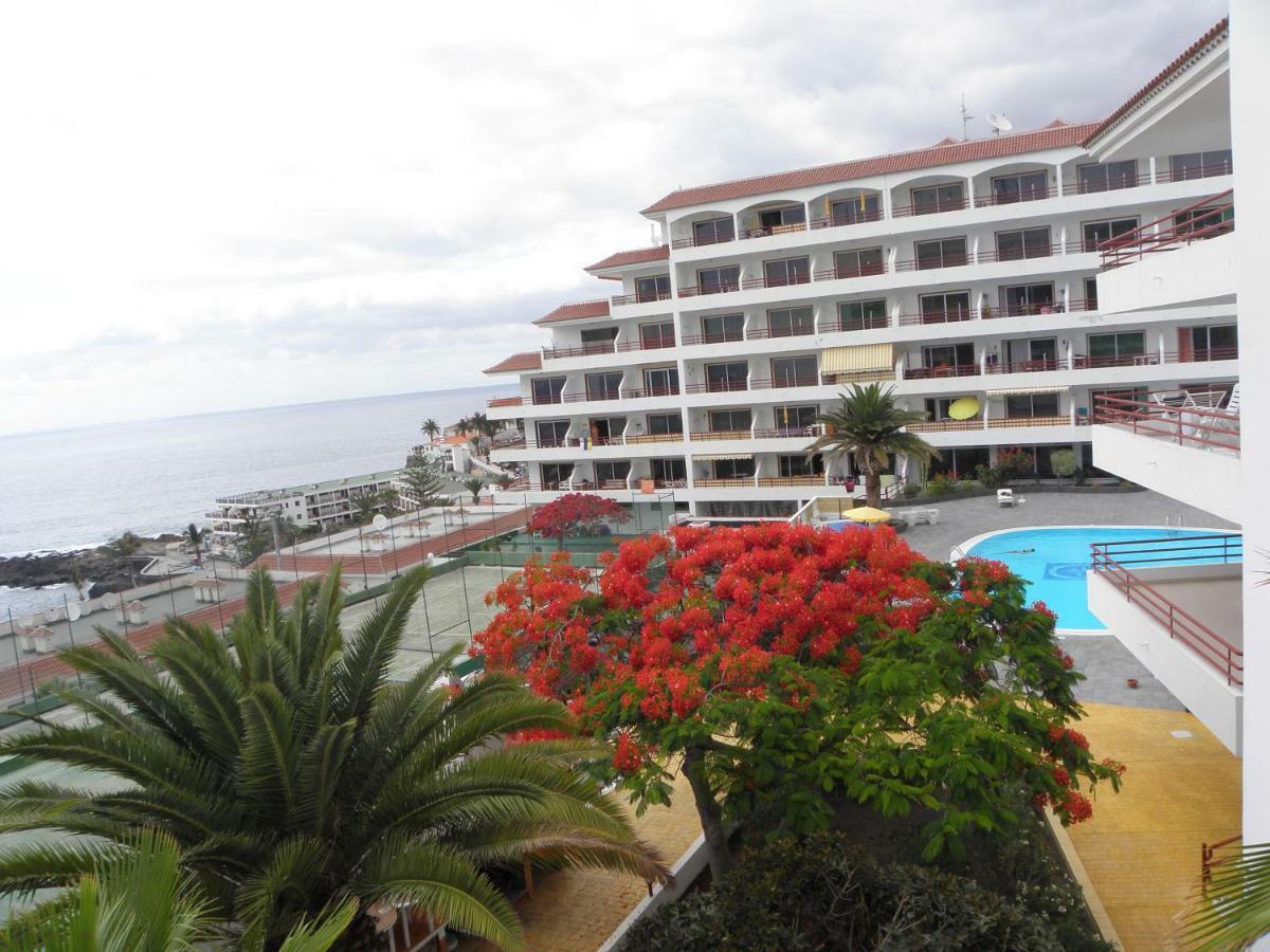 First Line Beach Apartment With Ocean View La Arena Puerto de Santiago  Exteriör bild