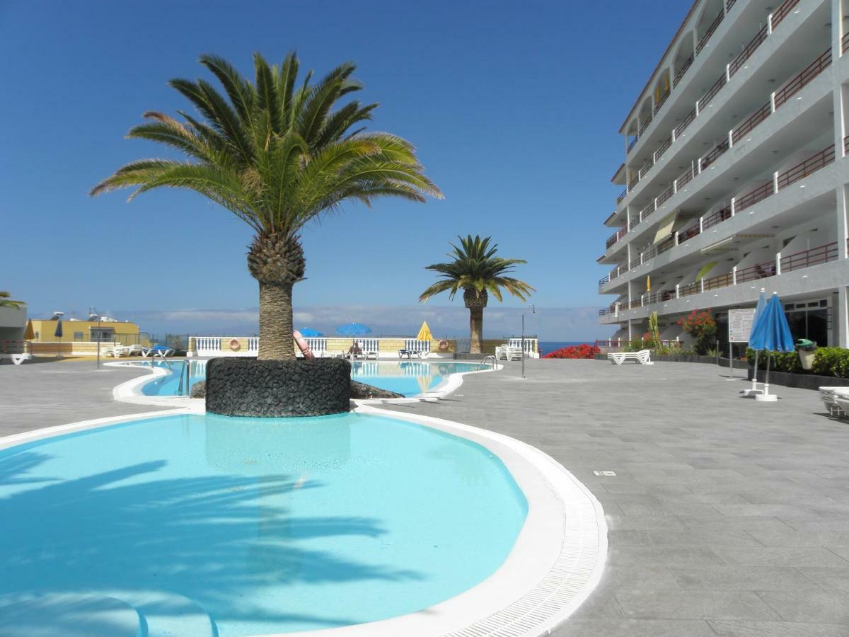 First Line Beach Apartment With Ocean View La Arena Puerto de Santiago  Exteriör bild