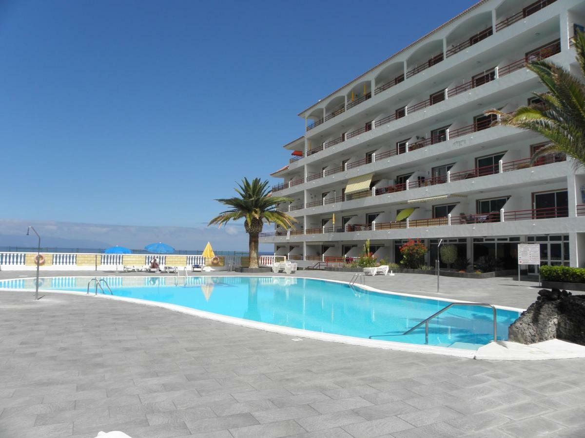 First Line Beach Apartment With Ocean View La Arena Puerto de Santiago  Exteriör bild