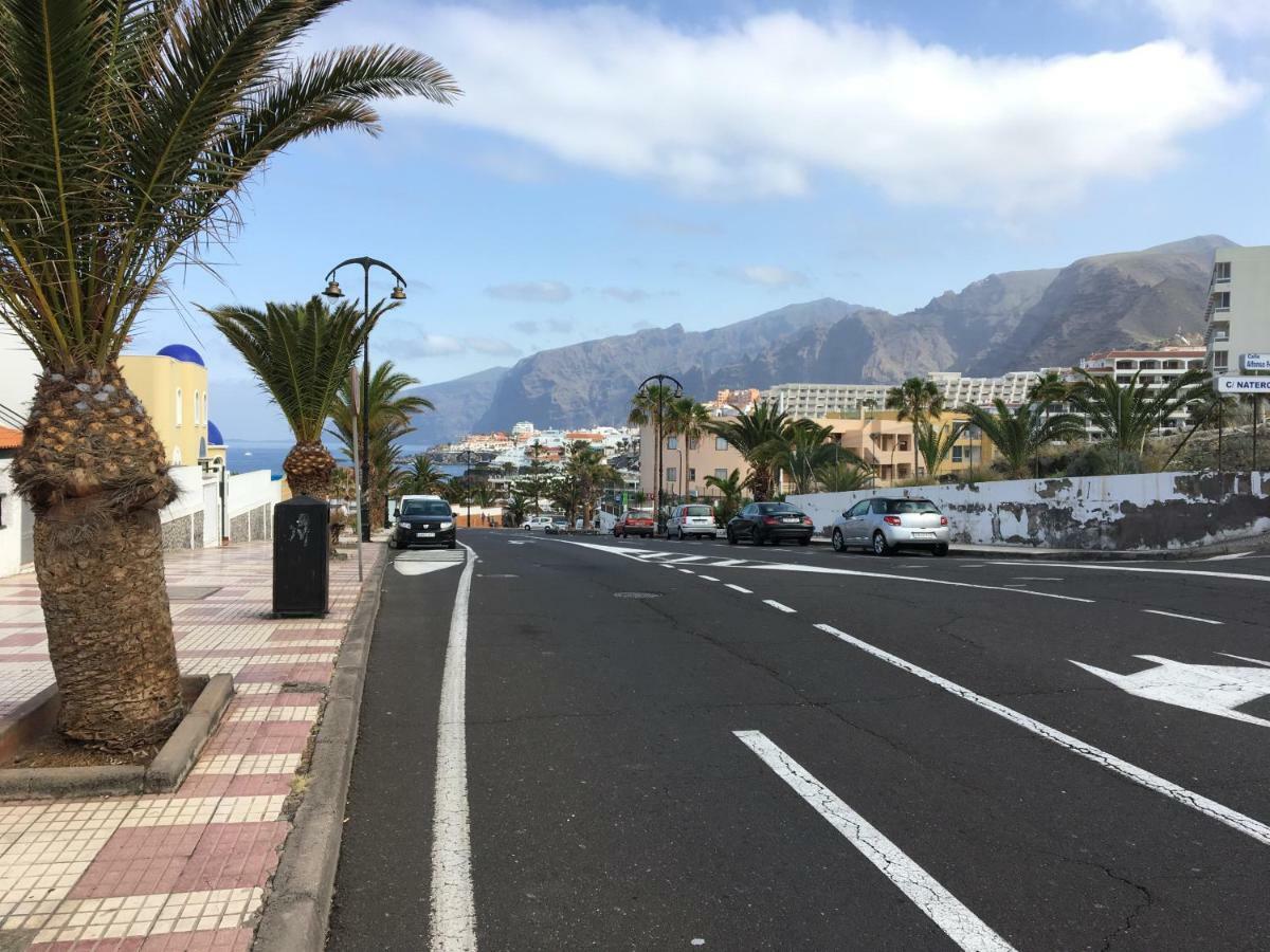 First Line Beach Apartment With Ocean View La Arena Puerto de Santiago  Exteriör bild