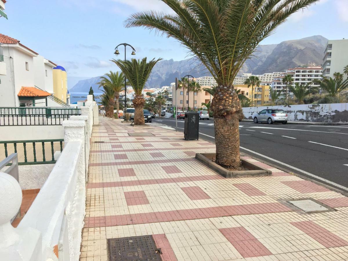 First Line Beach Apartment With Ocean View La Arena Puerto de Santiago  Exteriör bild